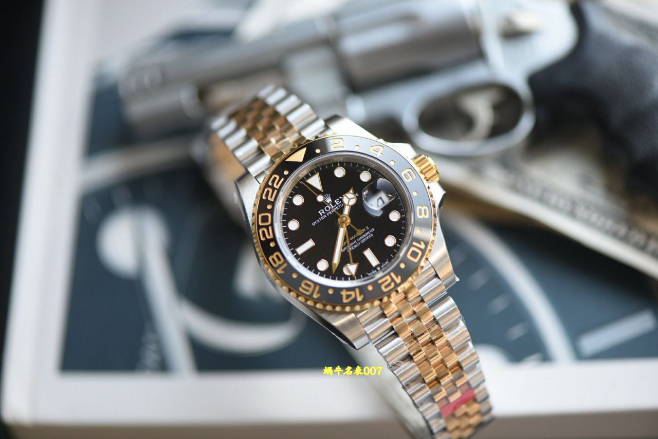 视频评测VS配重间金皮蛋圈劳力士格林尼治型II系列m126713grnr-0001腕表 /  