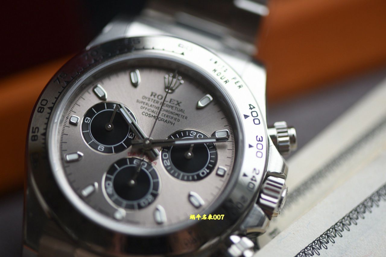 VS最高版本灰迪配重184克劳力士高仿手表迪通拿系列m116509-0072腕表 /  