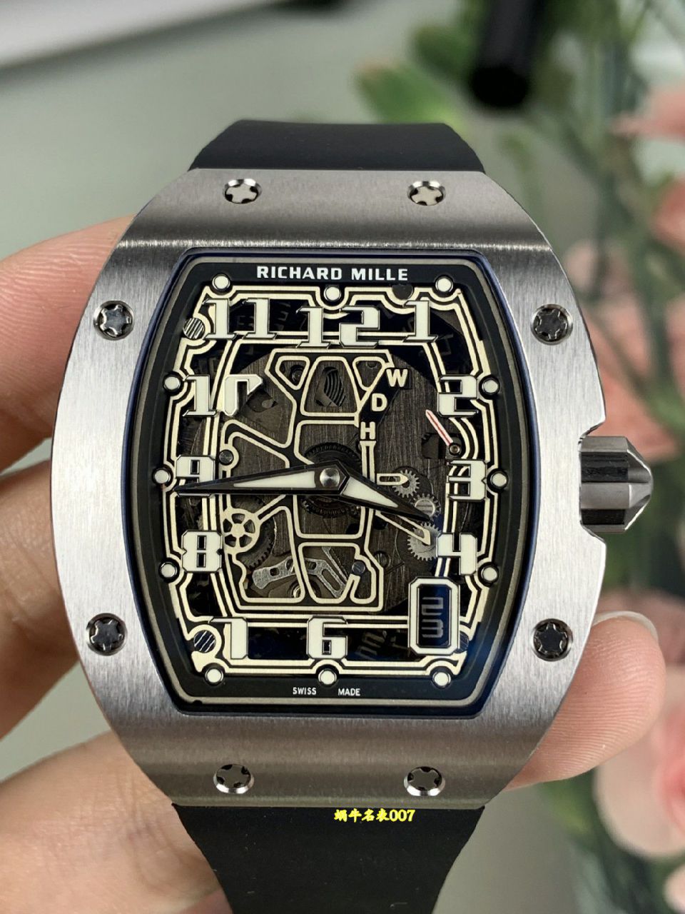 最新升级RICHARD MILLE顶级复刻手表理查米尔男士系列RM 67-01Ti腕表 /  