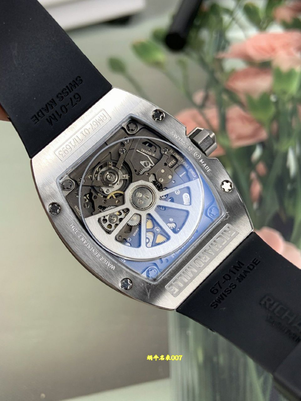 最新升级RICHARD MILLE顶级复刻手表理查米尔男士系列RM 67-01Ti腕表 /  