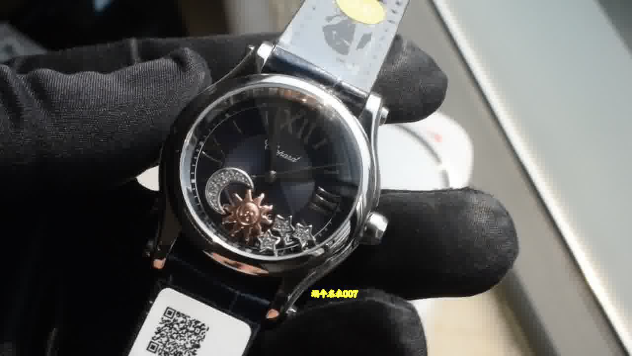 视频评测萧邦顶级复刻女表HAPPY SPORT系列278573-6027腕表 /  