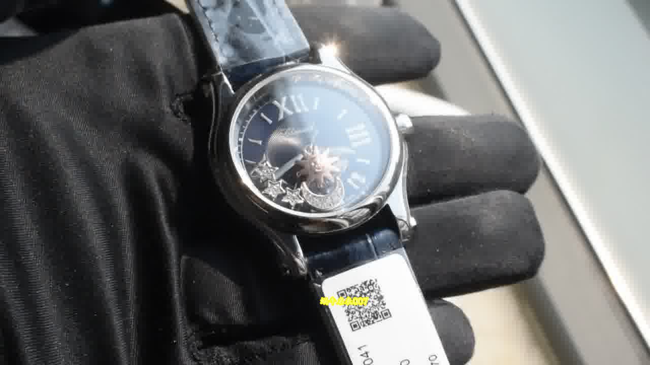 视频评测萧邦顶级复刻女表HAPPY SPORT系列278573-6027腕表 /  