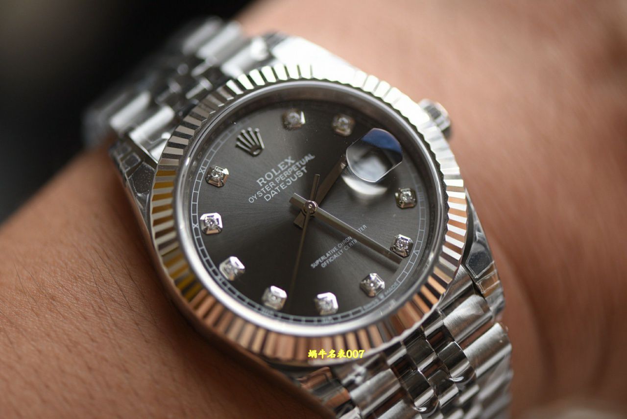 视频评测VS最高版本V2版灰钻劳力士日志型复刻高仿m126334-0006腕表 /  