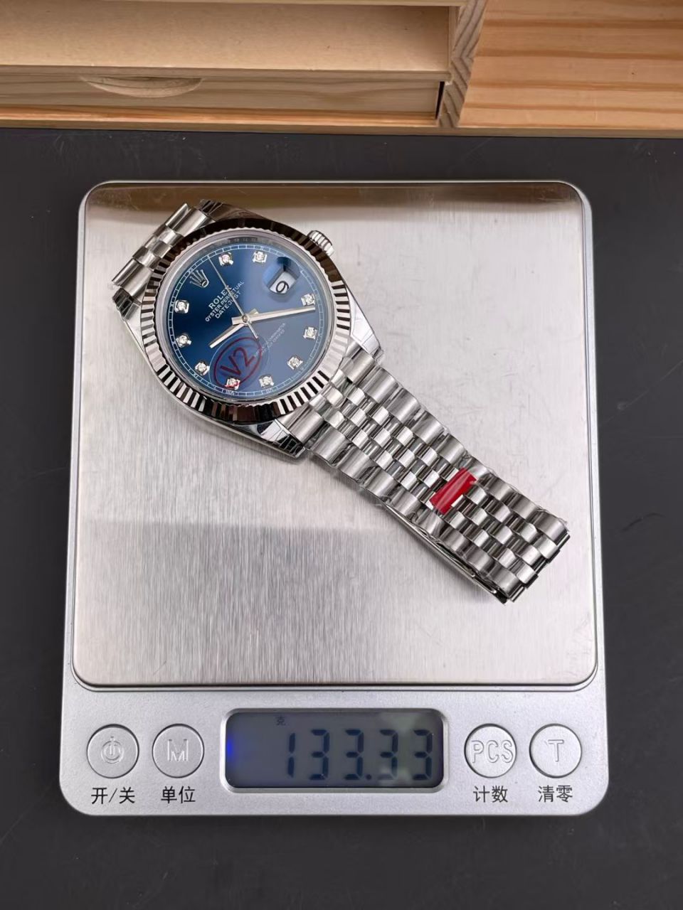 VS厂V2配重133克劳力士日志型系列复刻手表m126334-0028腕表(薄荷绿) /  