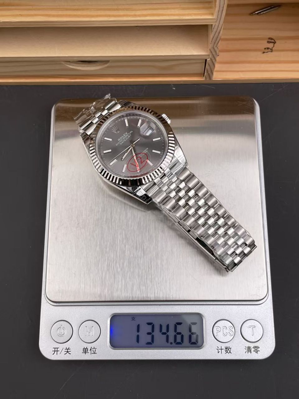 VS厂V2配重133克劳力士日志型系列复刻手表m126334-0028腕表(薄荷绿) /  