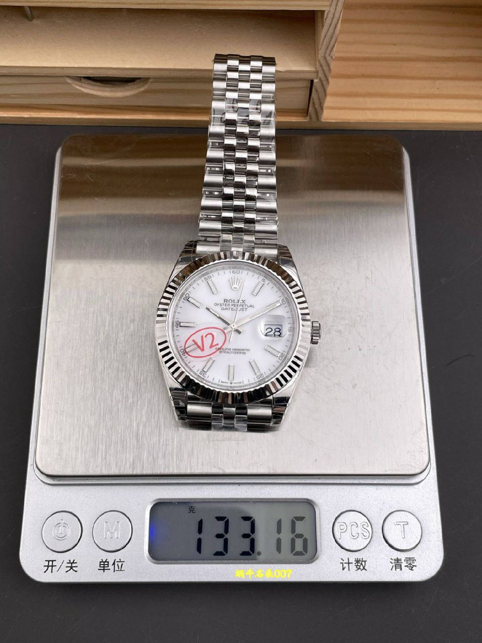 VS V2配重133克劳力士日志型复刻手表m126334-0010腕表 /  