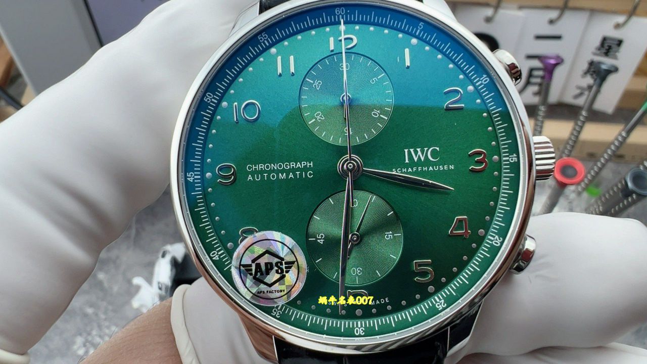 APS厂一体机IWC万国表葡萄牙背透葡计复刻手表IW371615腕表 /  