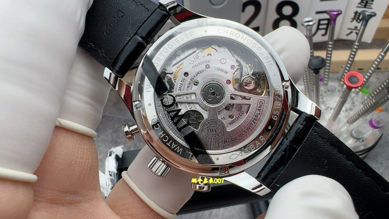 APS厂一体机IWC万国表葡萄牙背透葡计复刻手表IW371615腕表 /  