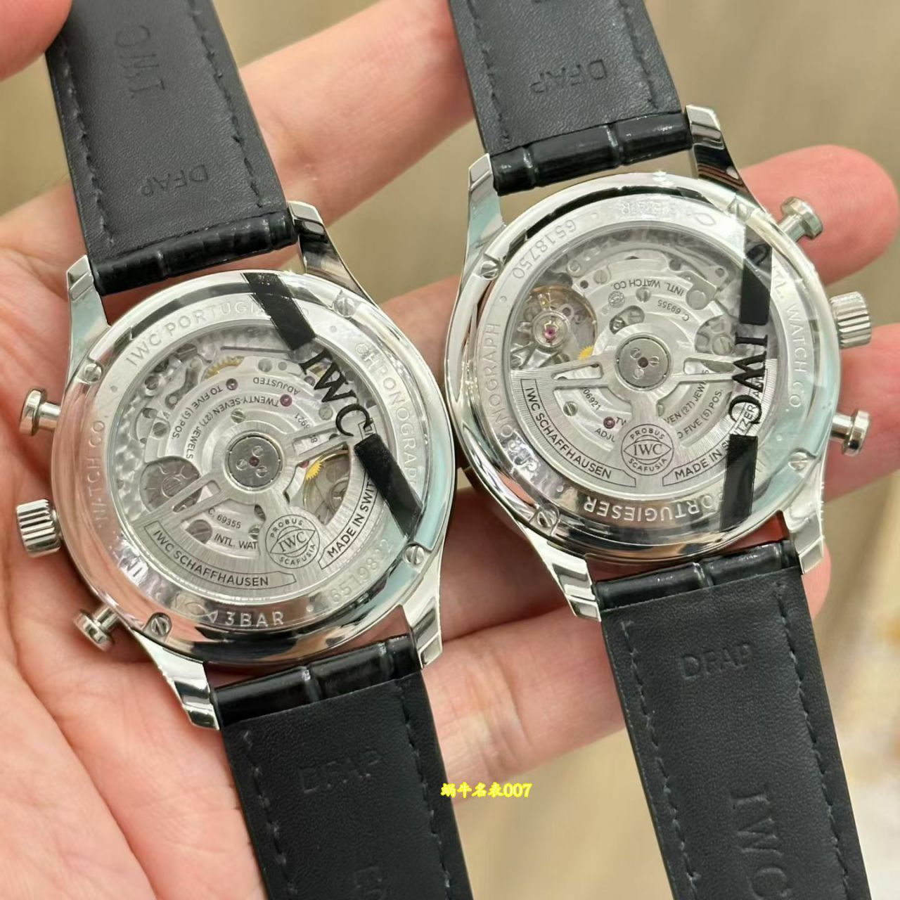 APS厂一体机IWC万国表葡萄牙背透葡计复刻手表IW371615腕表 /  