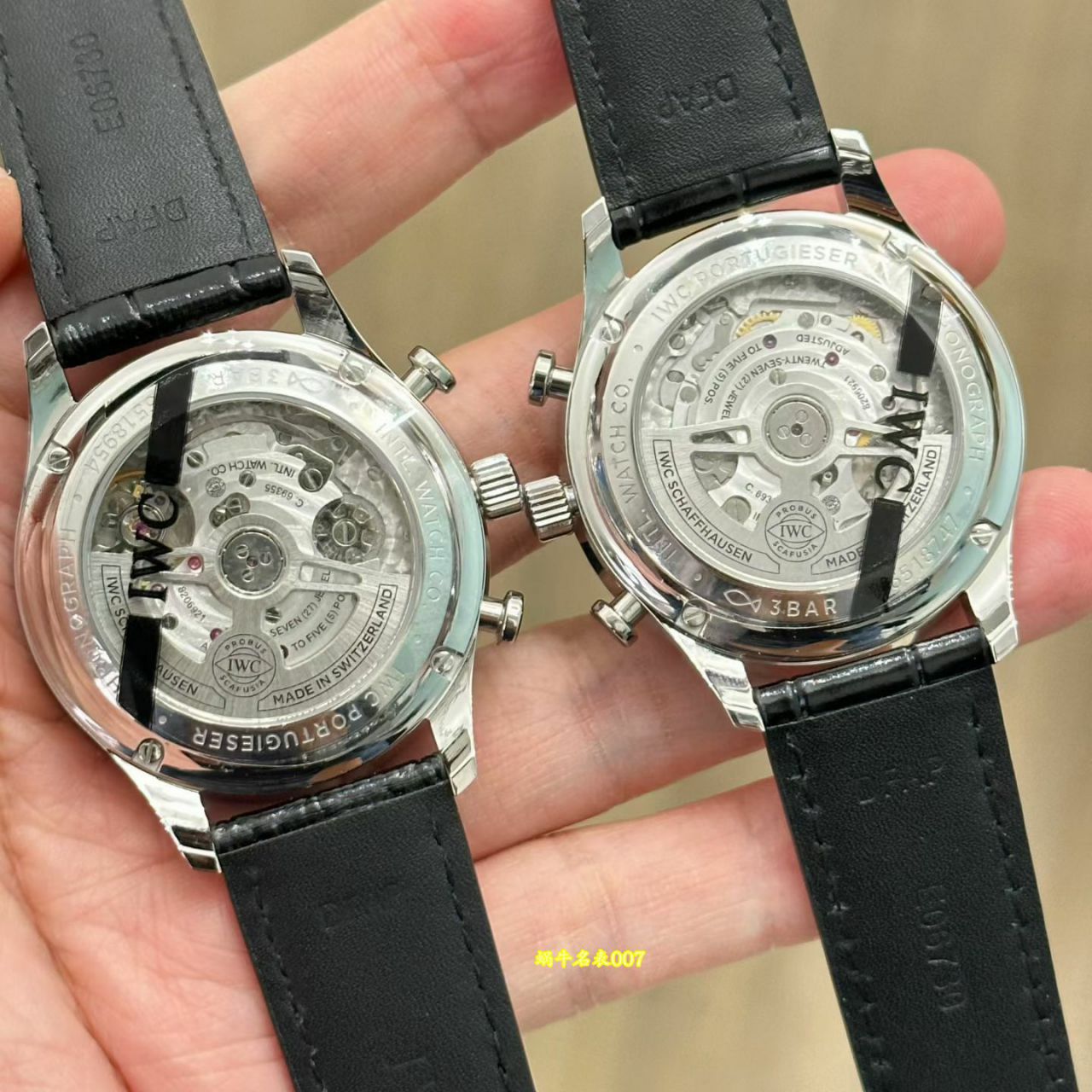 APS厂一体机IWC万国表葡萄牙背透葡计复刻手表IW371615腕表 /  