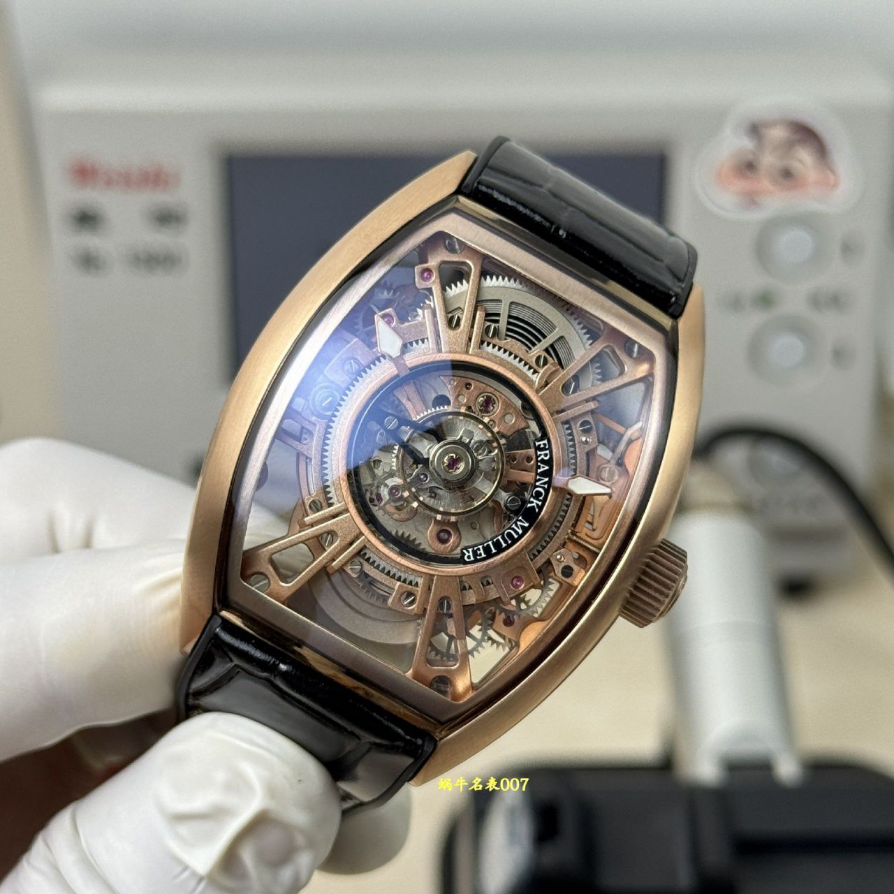 franck muller法穆兰陀飞轮复刻手表 grand gentral tourbillon skeleton curvex cx /  