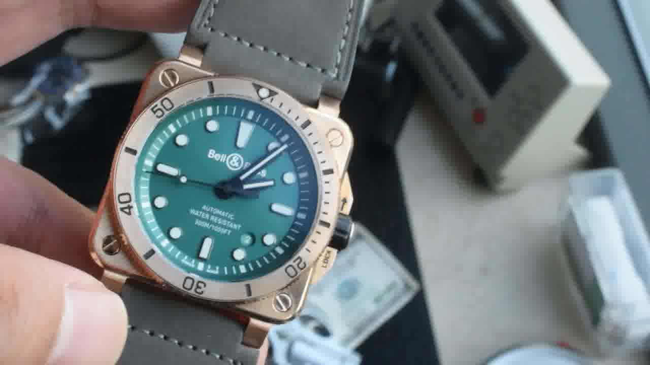  Bell & Ross INSTRUMENTS系列BR0392-D-LT-BR/SRB腕表 /  