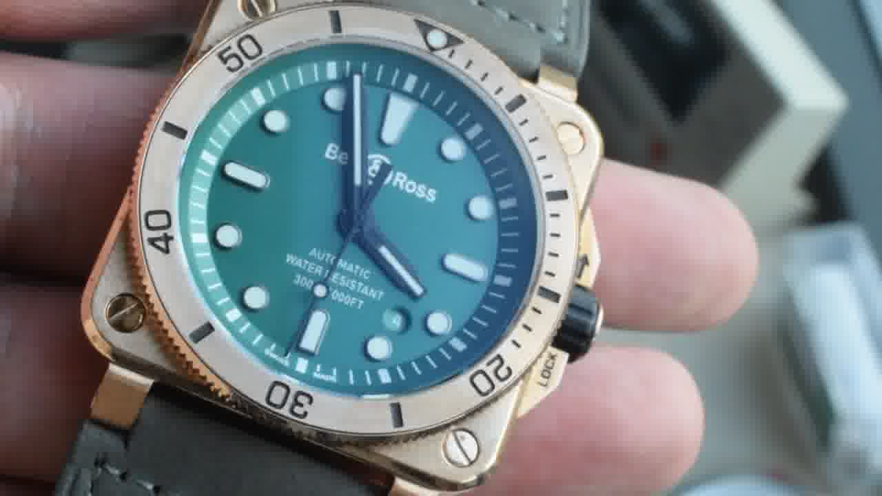  Bell & Ross INSTRUMENTS系列BR0392-D-LT-BR/SRB腕表 /  