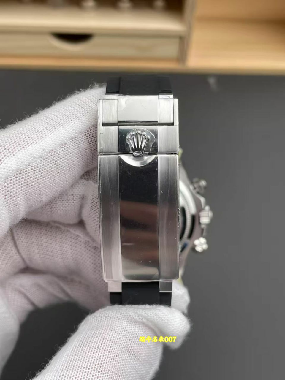 视频评测VS配重水泥灰胶迪4131劳力士宇宙计型迪通拿复刻高仿m126519ln-0006手表 /  