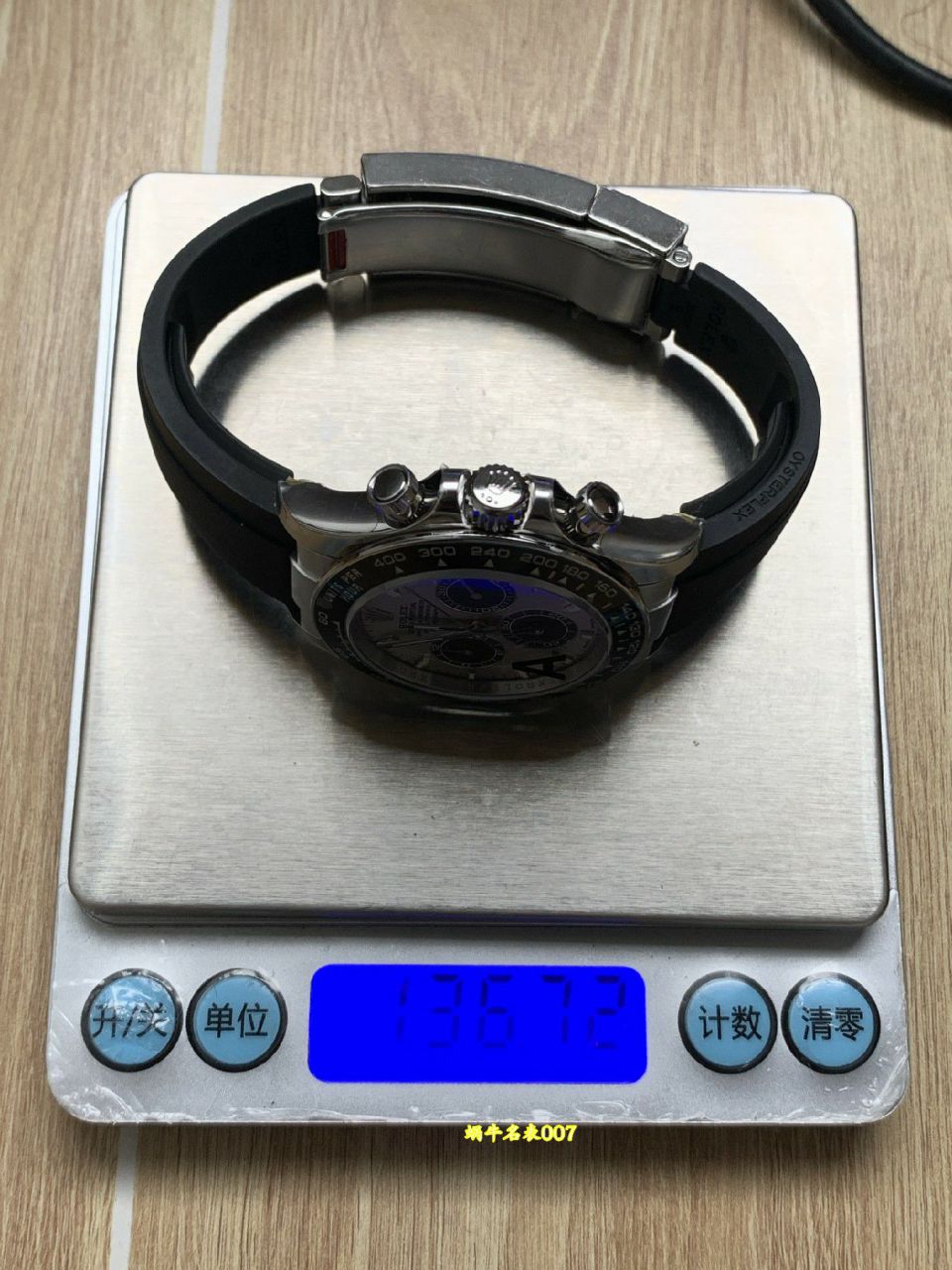 视频评测VS配重水泥灰胶迪4131劳力士宇宙计型迪通拿复刻高仿m126519ln-0006手表 /  