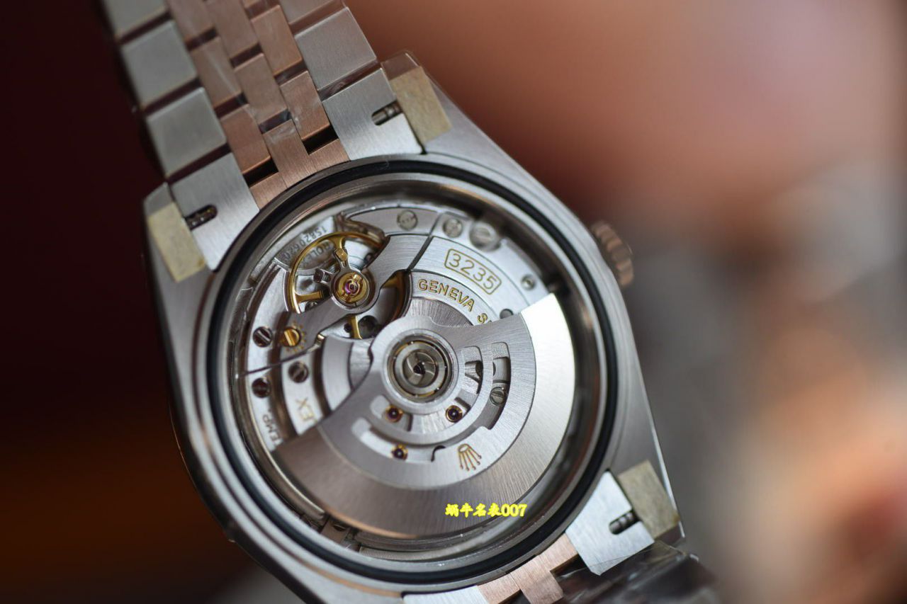 VS劳力士日志型复刻高仿m126331-0010粉盘腕表 /  