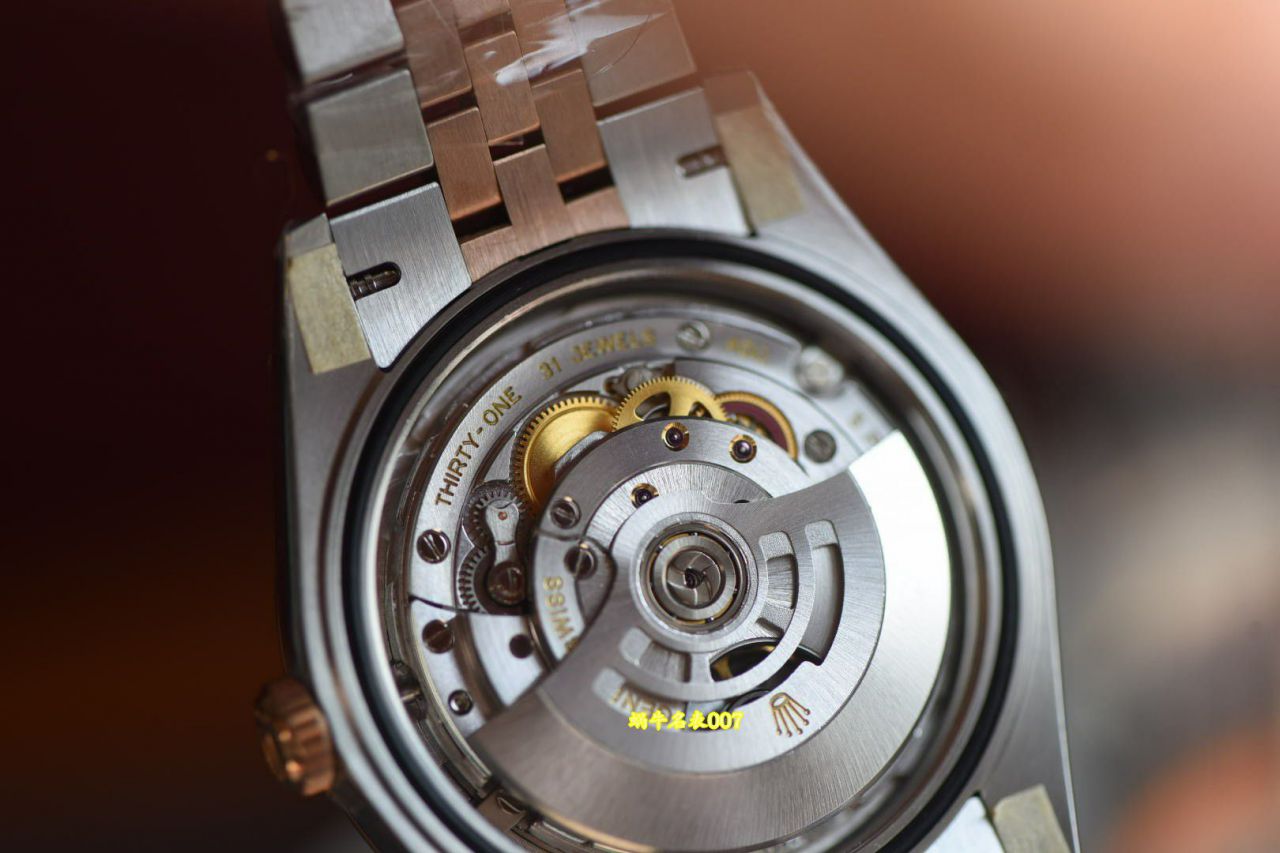 VS劳力士日志型复刻高仿m126331-0010粉盘腕表 /  