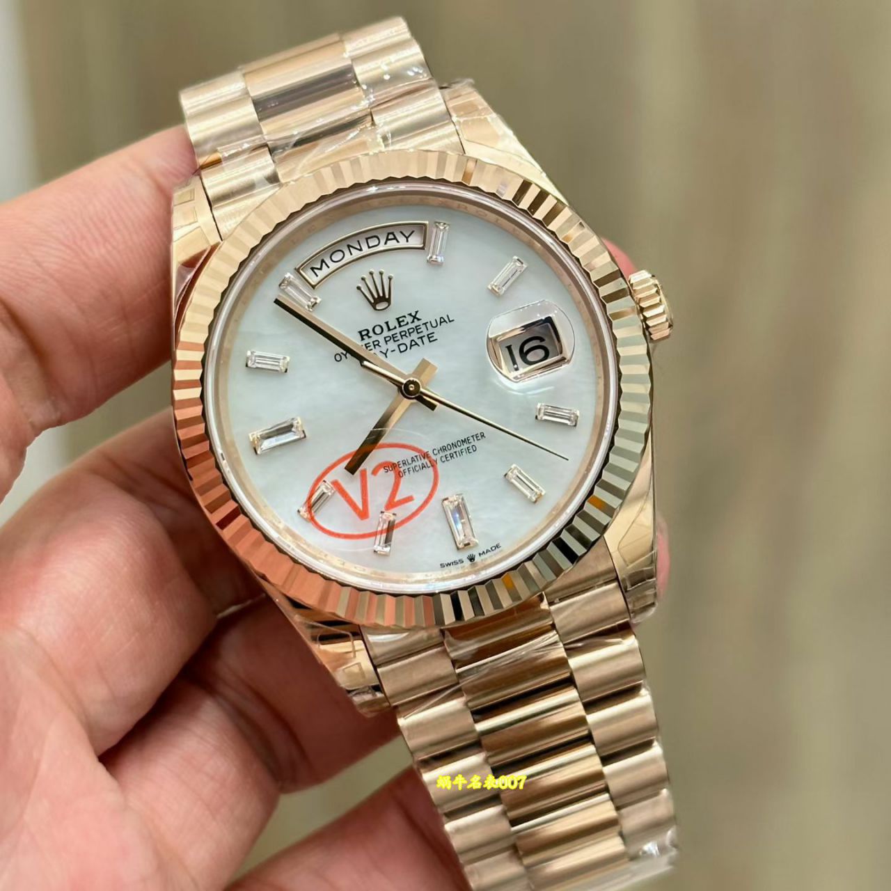 VS V2配重DD劳力士星期日历型复刻高仿m228238-0071，m228236-0026，m228235-0055腕表 /  