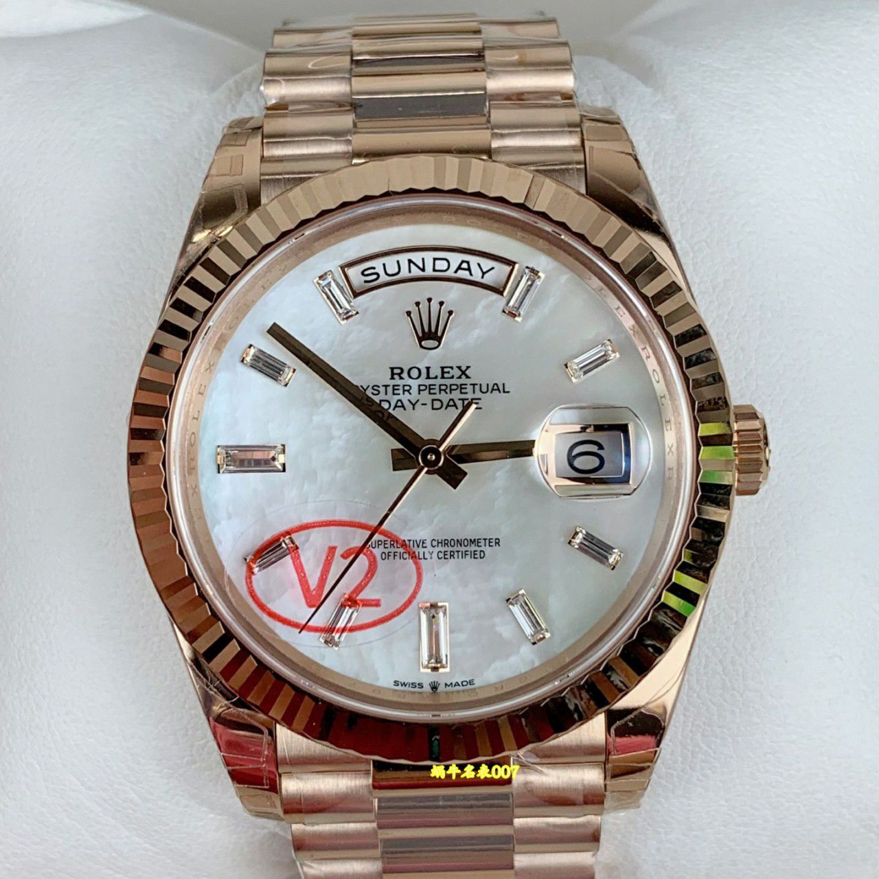 VS V2配重DD劳力士星期日历型复刻高仿m228238-0071，m228236-0026，m228235-0055腕表 /  