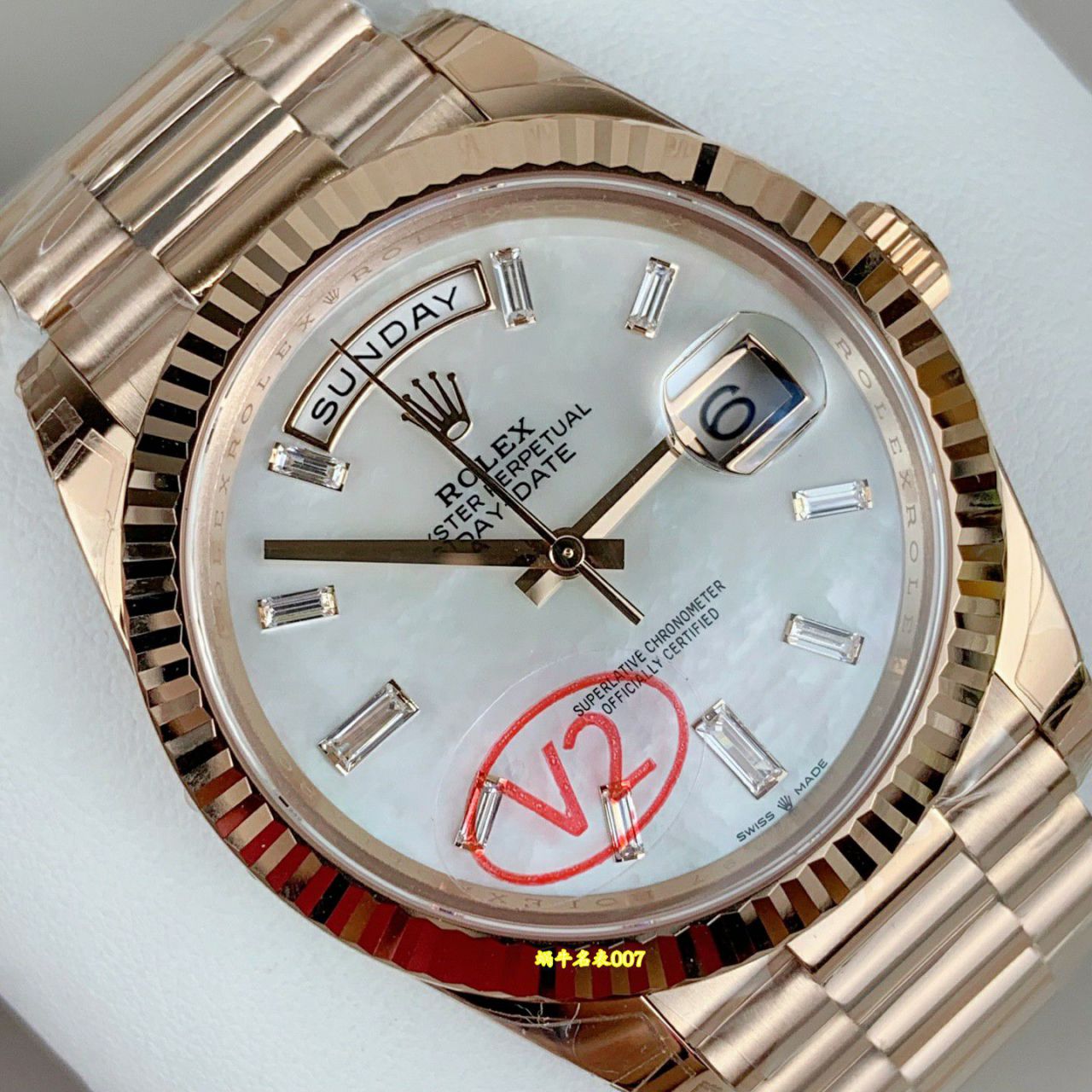 VS V2配重DD劳力士星期日历型复刻高仿m228238-0071，m228236-0026，m228235-0055腕表 /  