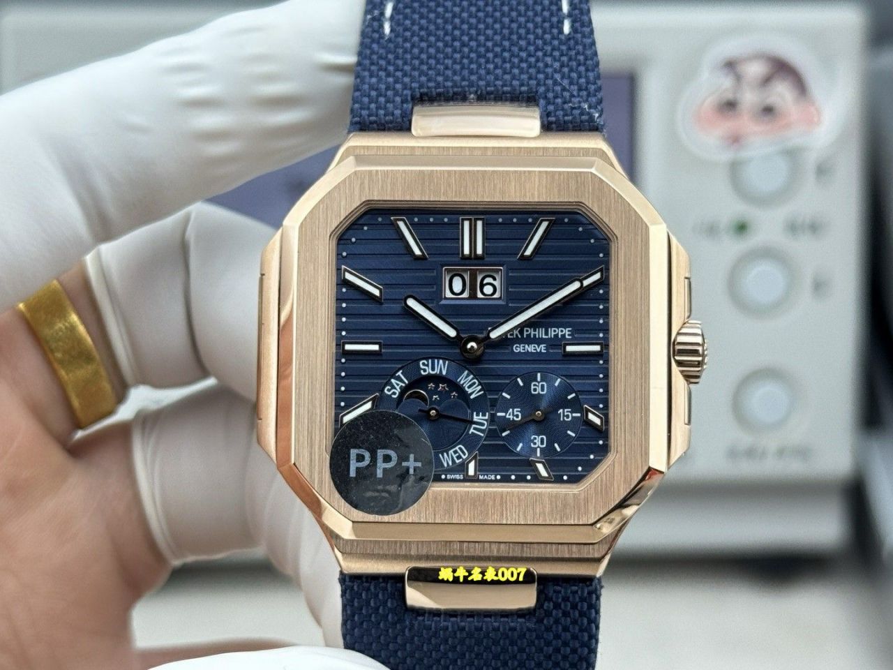 PP+百达翡丽CUBITUS系列一比一复刻手表5822P-001腕表 