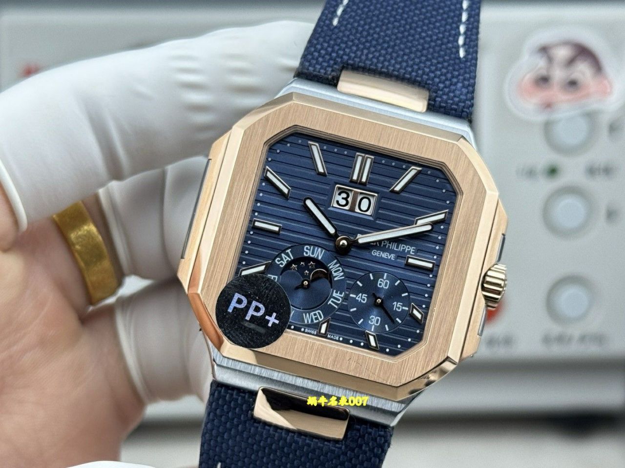PP+百达翡丽CUBITUS系列一比一复刻手表5822P-001腕表 