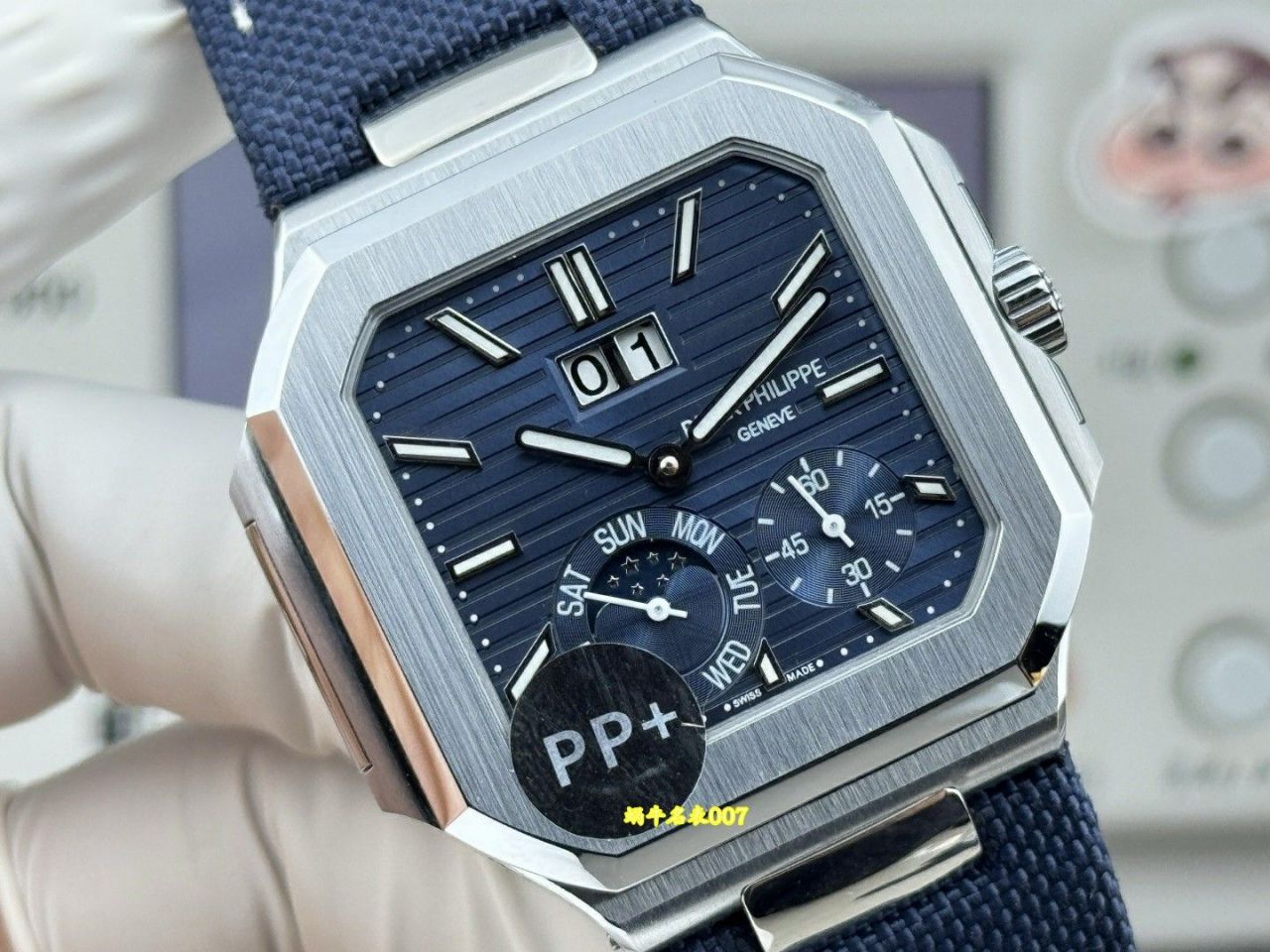 PP+百达翡丽CUBITUS系列一比一复刻手表5822P-001腕表 