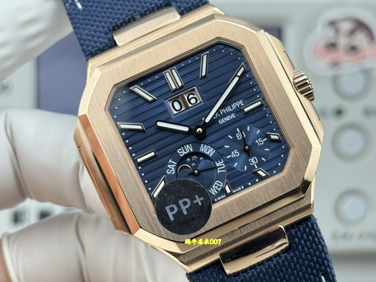 PP+百达翡丽CUBITUS系列一比一复刻手表5822P-001腕表 