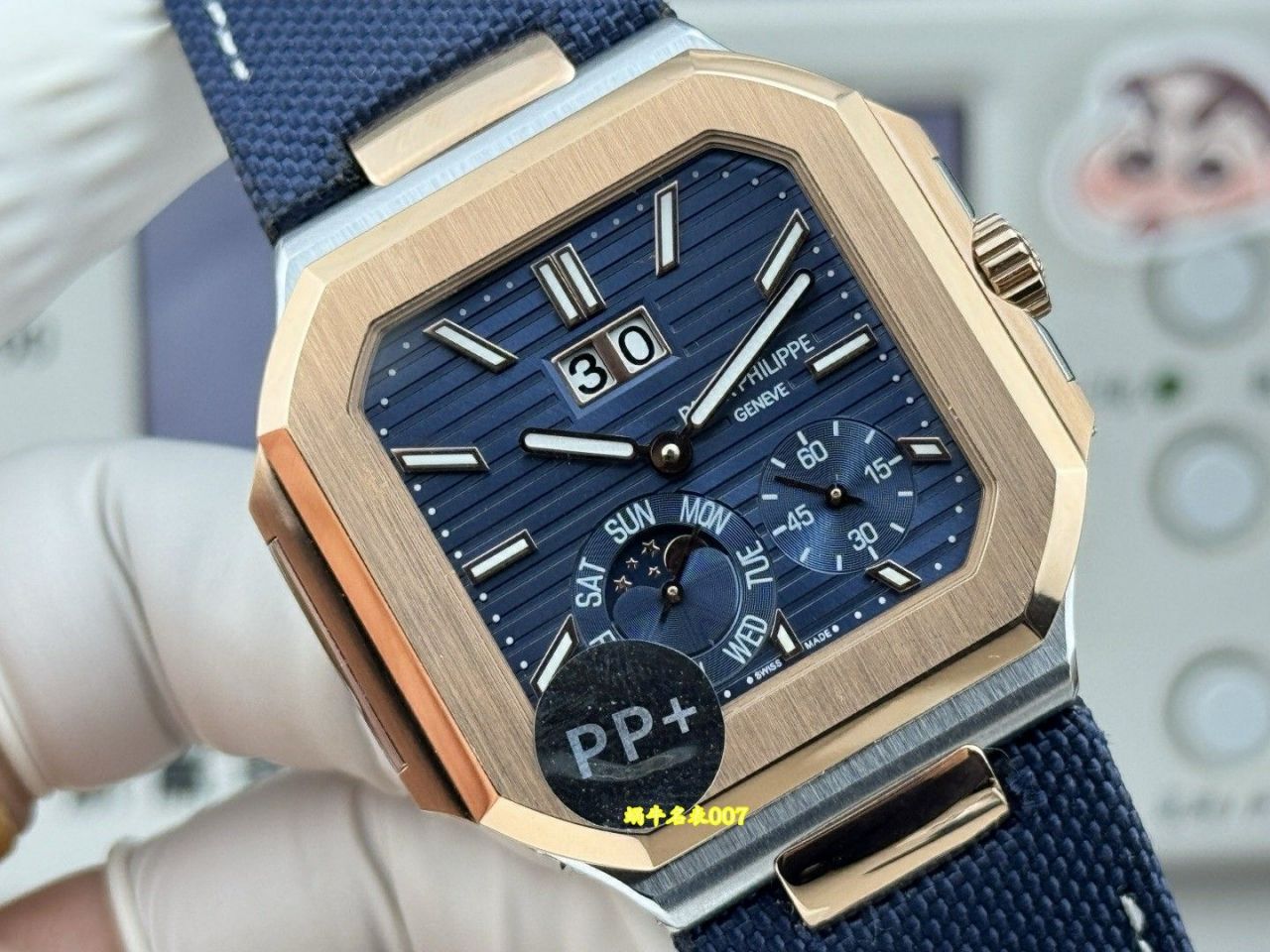 PP+百达翡丽CUBITUS系列一比一复刻手表5822P-001腕表 