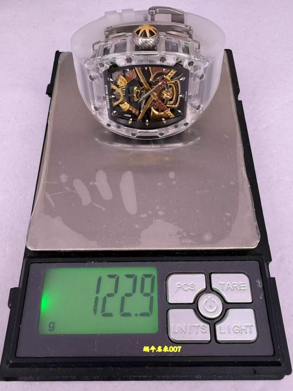 高端定制Richard Mille理查德米勒蓝宝石壳套超级复刻手表RM 47腕表 