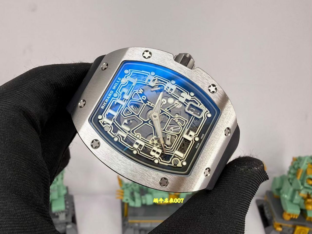 高端订制Richard Mille理查德米尔顶级克隆手表RM 67-01Ti腕表 