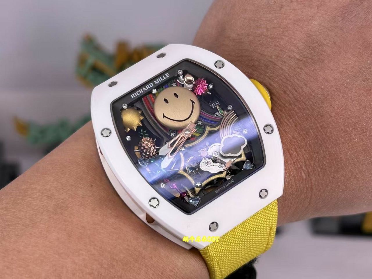 高端私人订制Richard Mille笑脸RM 88一比一复刻腕表 
