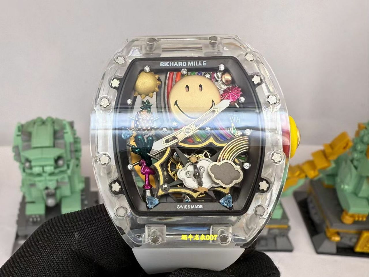 高端私人订制Richard Mille笑脸RM 88一比一复刻腕表 
