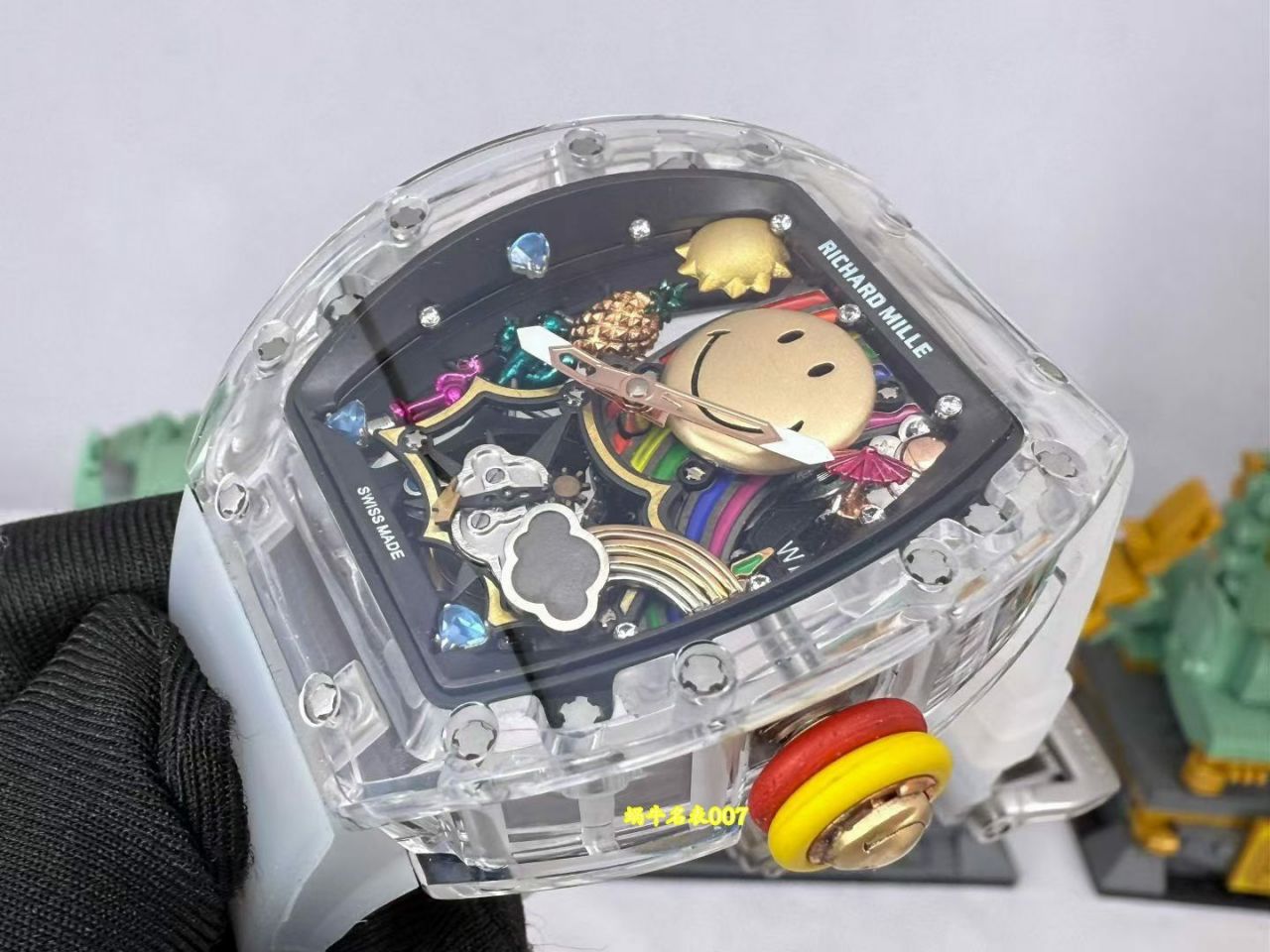 高端私人订制Richard Mille笑脸RM 88一比一复刻腕表 