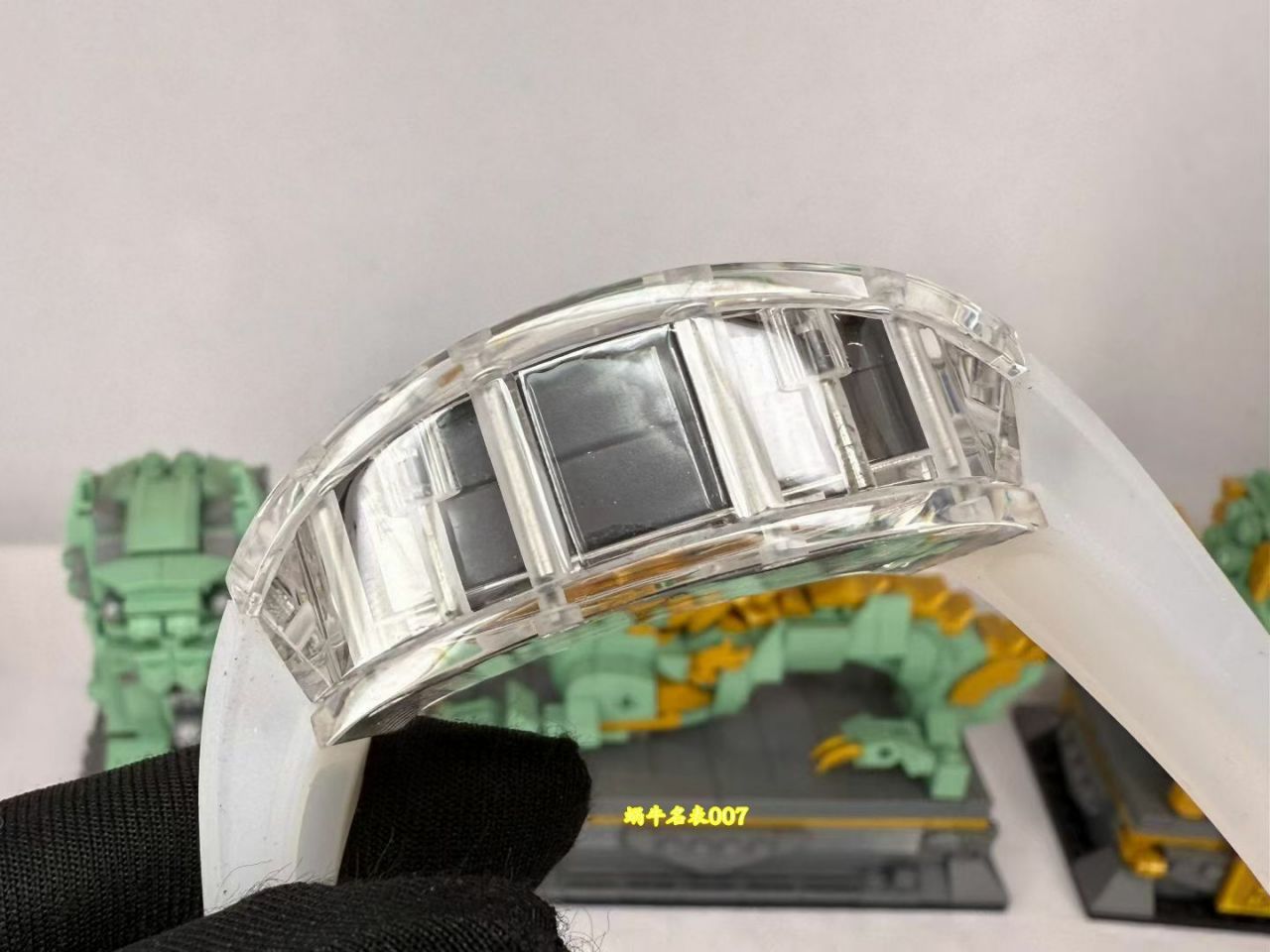 高端私人订制Richard Mille笑脸RM 88 rm88陶瓷/蓝宝石水晶壳套独家复刻克隆手表 