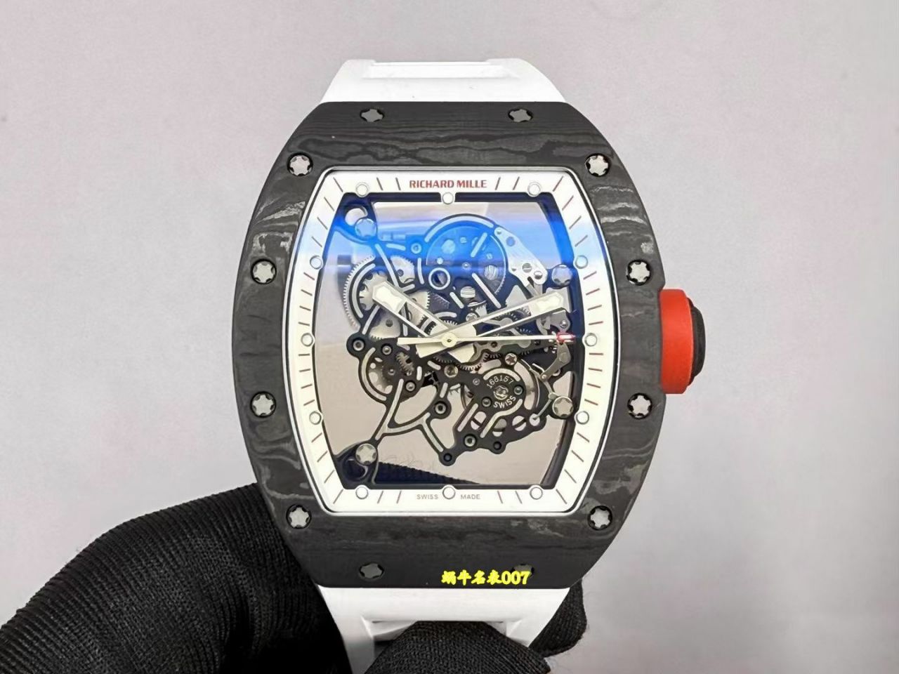Vaucher机芯Richard Mille理查德米勒RM 055 NTPT日本限量版顶级复刻腕表rm055 