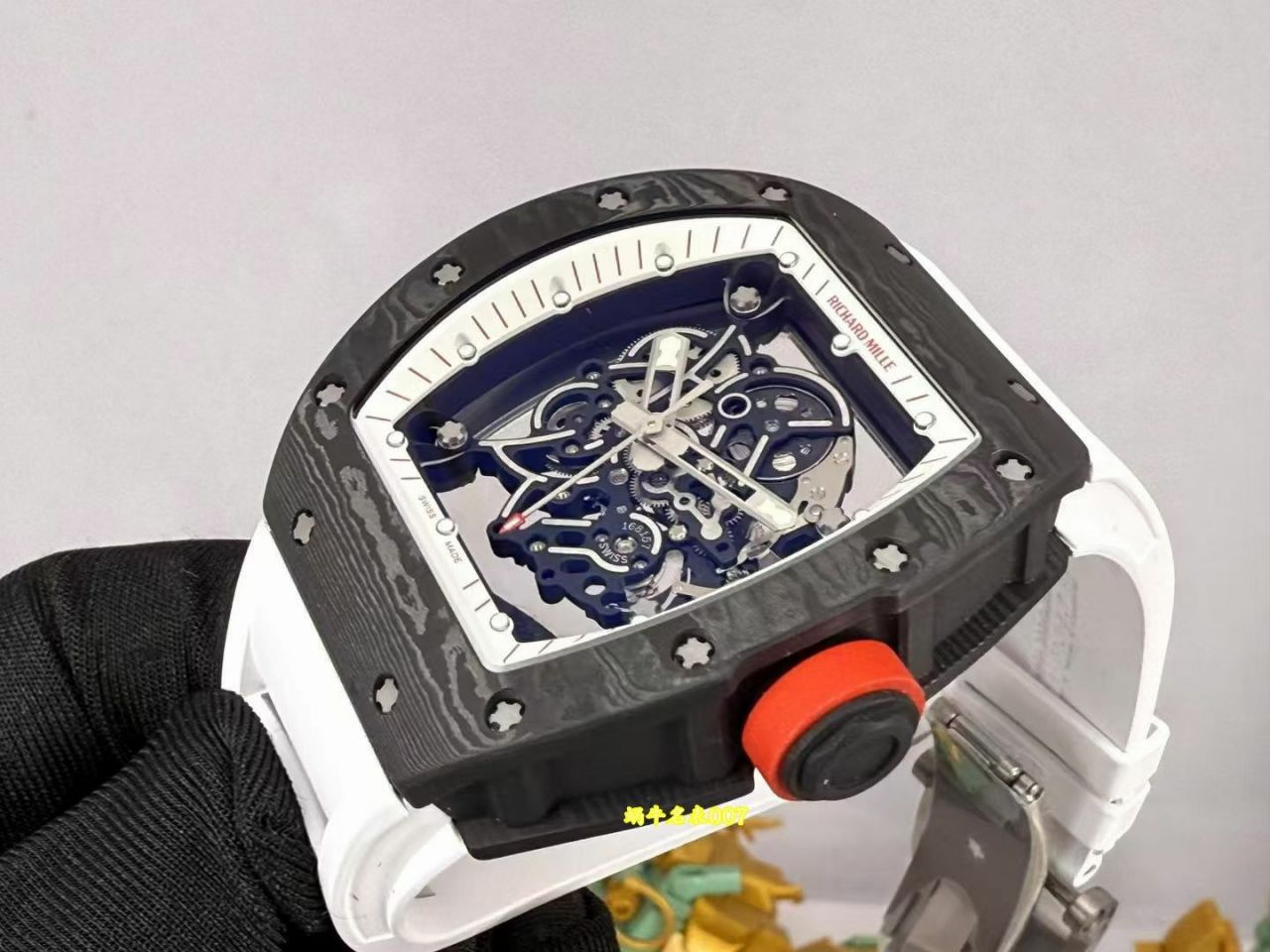 Vaucher机芯Richard Mille理查德米勒RM 055 NTPT日本限量版顶级复刻腕表rm055 