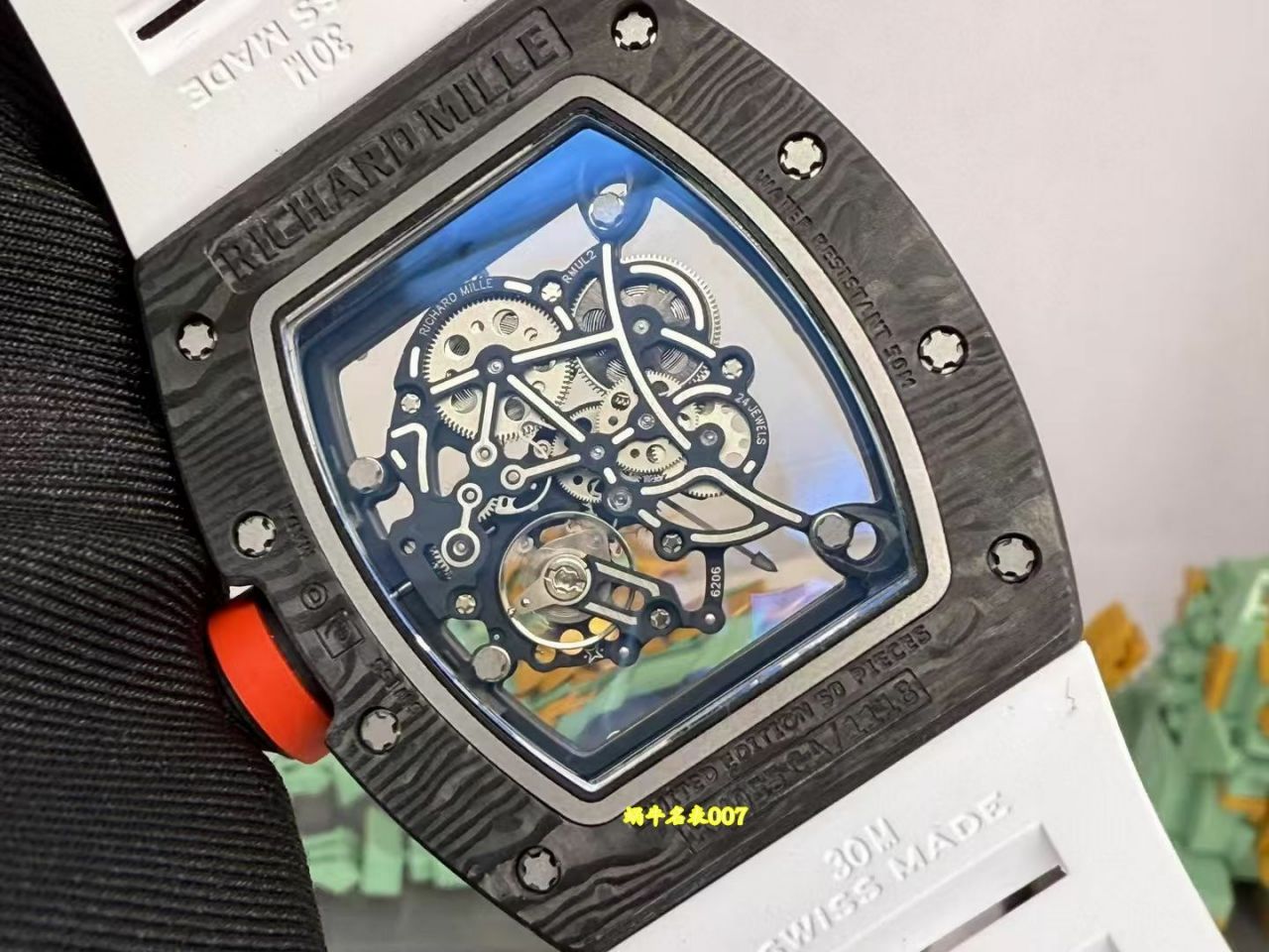 Vaucher机芯Richard Mille理查德米勒RM 055 NTPT日本限量版顶级复刻腕表rm055 