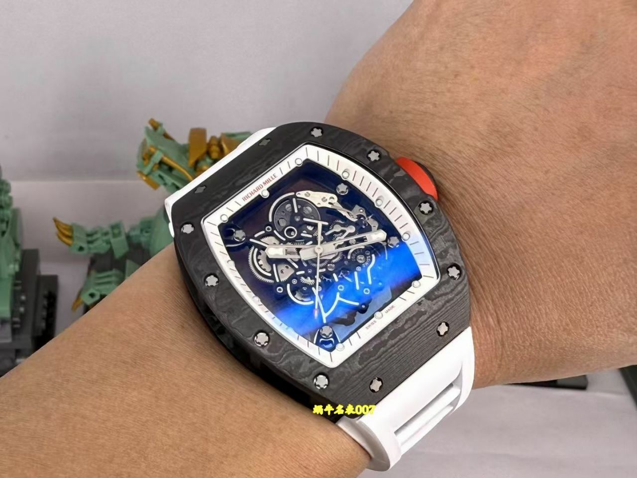 Vaucher机芯Richard Mille理查德米勒RM 055 NTPT日本限量版顶级复刻腕表rm055 