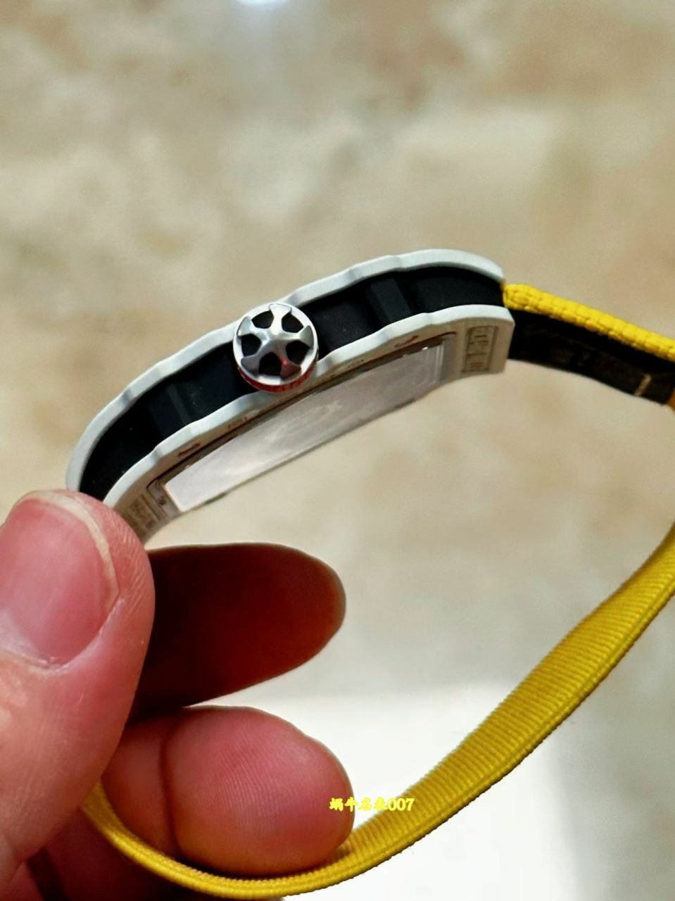 高端定制复刻腕表Richard mille理查德米勒RM67-02白法国正品荧光碳纤维 