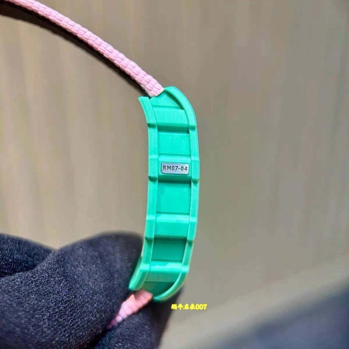 高端定制Richard Mille女士系列RM07-04 SALMON-PINK顶级复刻腕表 