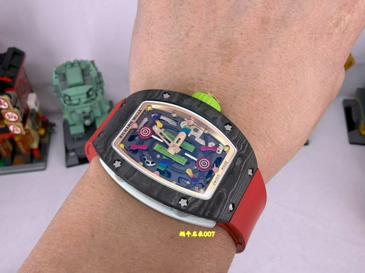 高端定制Richard Miller理查德米勒RM07顶级复刻手表RM 07-03 LITCHI腕表 