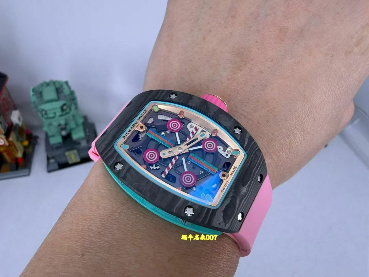 高端定制Richard Miller理查德米勒RM07顶级复刻手表RM 07-03 LITCHI腕表 