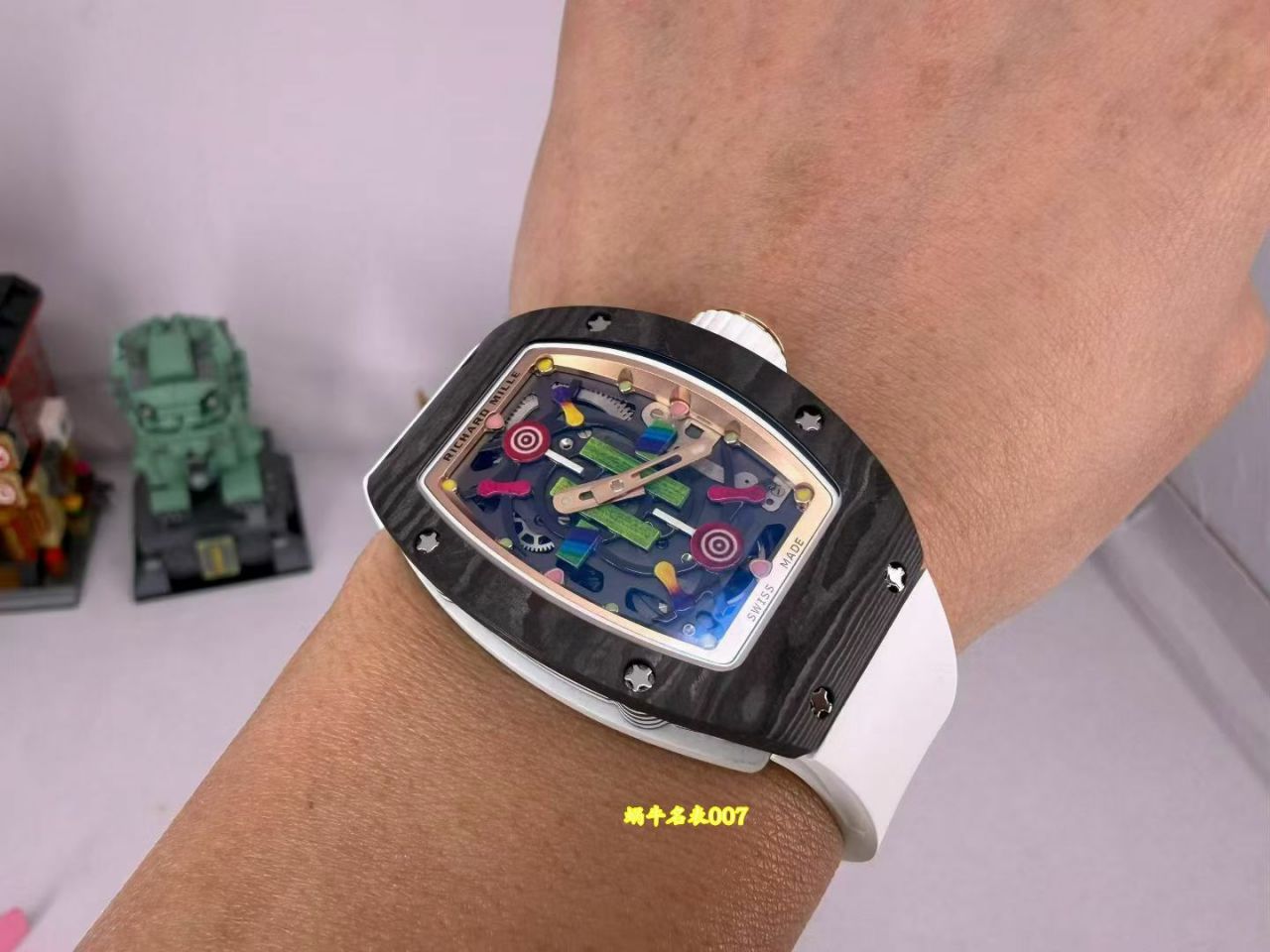 高端定制Richard Miller理查德米勒RM07顶级复刻手表RM 07-03 LITCHI腕表 