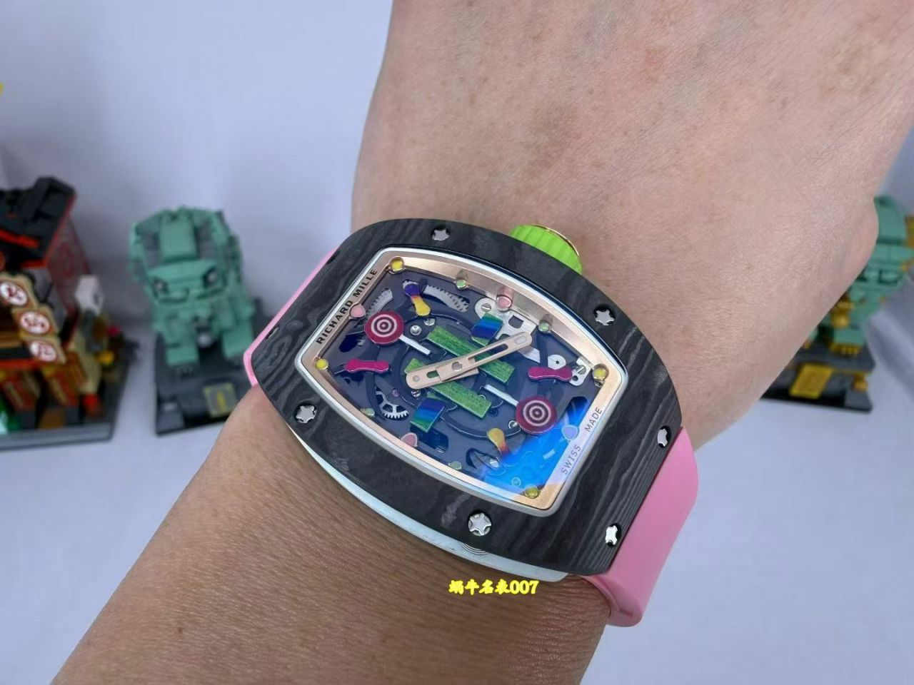 高端定制Richard Miller理查德米勒RM07顶级复刻手表RM 07-03 LITCHI腕表 