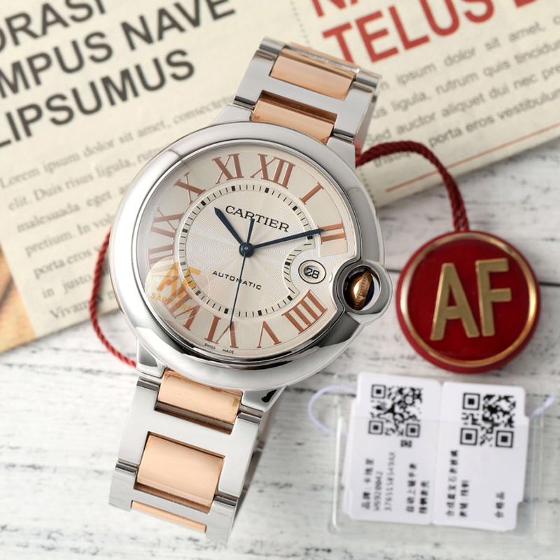 AF Factory Cartier blue balloons men  42 MM series  replica imitation W6920095 watches 