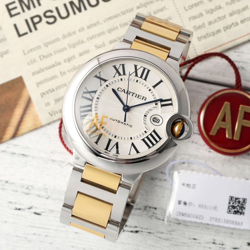 AF Factory best replica imitation Cartier blue balloons42mm men style  series W2BB0031 watches 